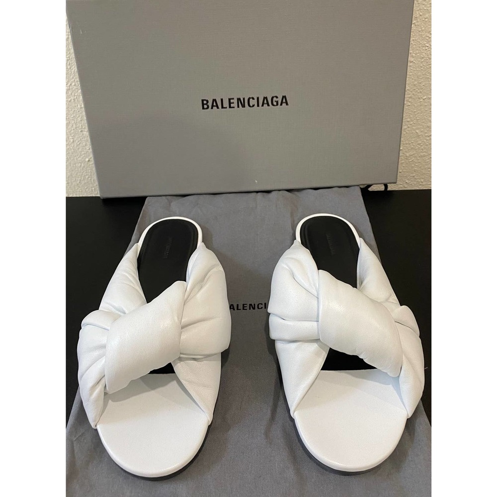 Balenciaga Drapy Sandal Optical White SIZE 6 - Picture 5 of 6